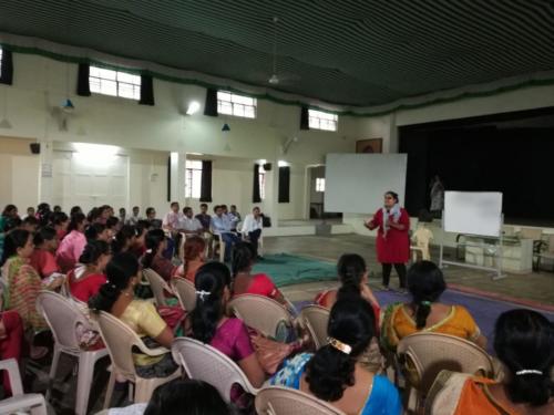 Training of Trainer workshop for Zilla Parishad Teachers on gender equality and reproductive health rights. Facilitation from Sukhibhava and Roshini Teachers Fellowship (AFI)